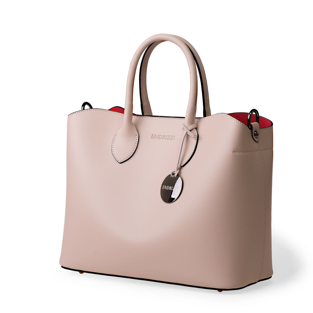 Furla - Sally Small Saffiano Leather Tote Old Pink